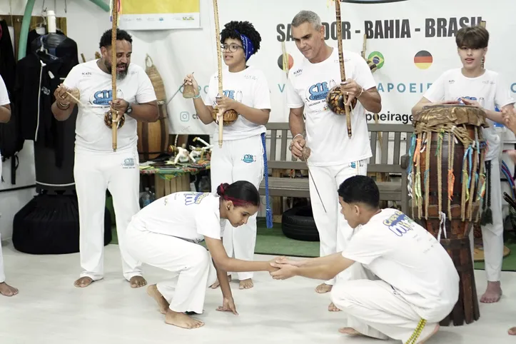Visita à matriz do CTE Capoeiragem