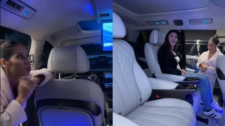 Imagem ilustrativa da imagem Carro de luxo de R$ 800 mil de famosa tem teto estrelado; veja detalhes