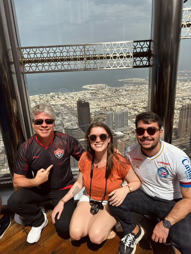 Marina Sampaio e Lucas Nobre + o sogro , Claudio Sampaio
