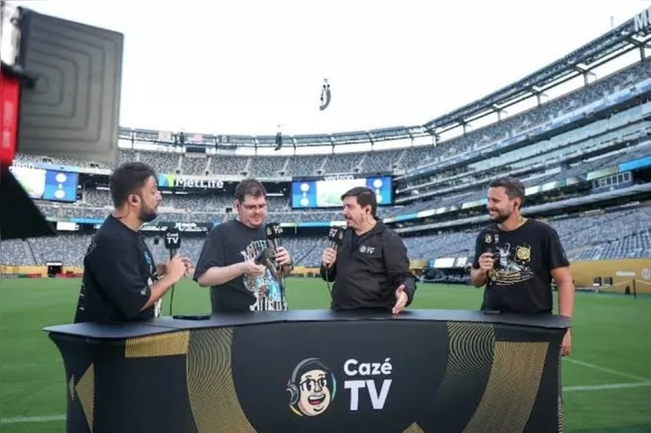 Equipe da CazéTV seguiu para Estados Unidos