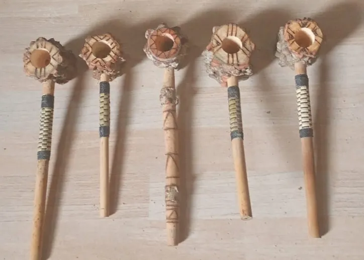 Cachimbos produzidos pelo povo Kariri-Xocó