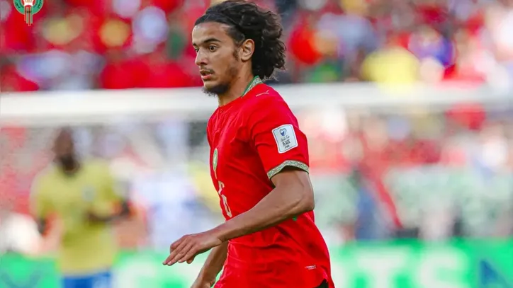 Bouaddi pela Seleção Marroquina