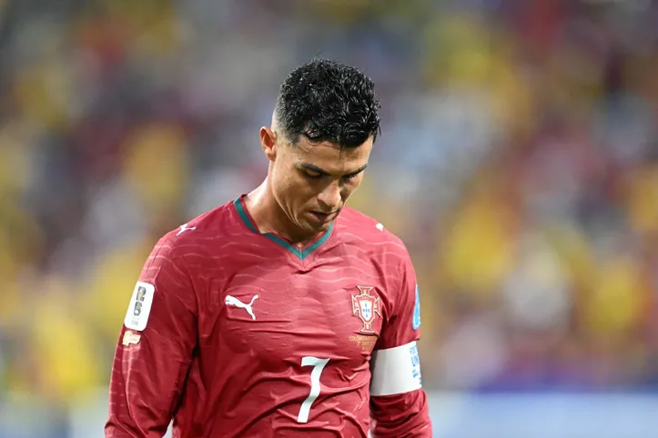 Cristiano Ronaldo contra Colômbia na Copa