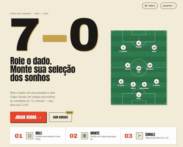 Jogo 7 a 0