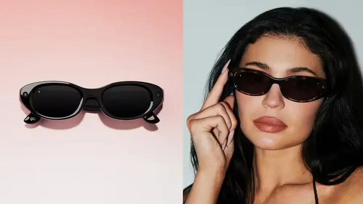Óculos inteligente com IA que usa a voz da Kylie Jenner