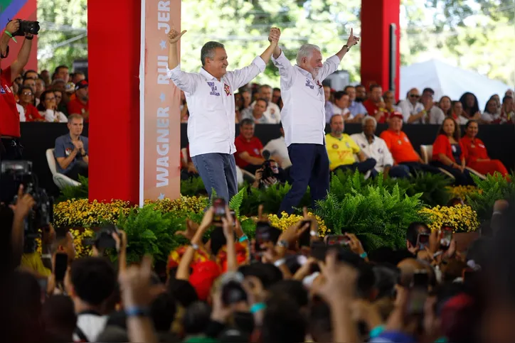 Ex-ministro Rui Costa e senador Jaques Wagner
