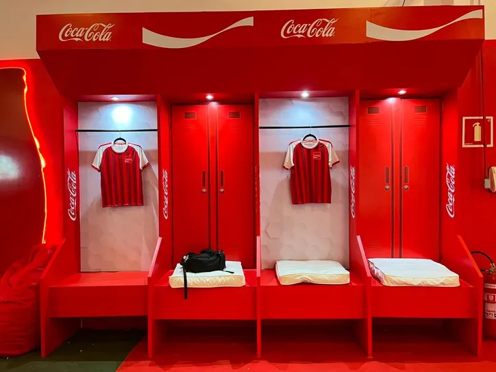 Vestiário da Arena de Trocas Coca-Cola