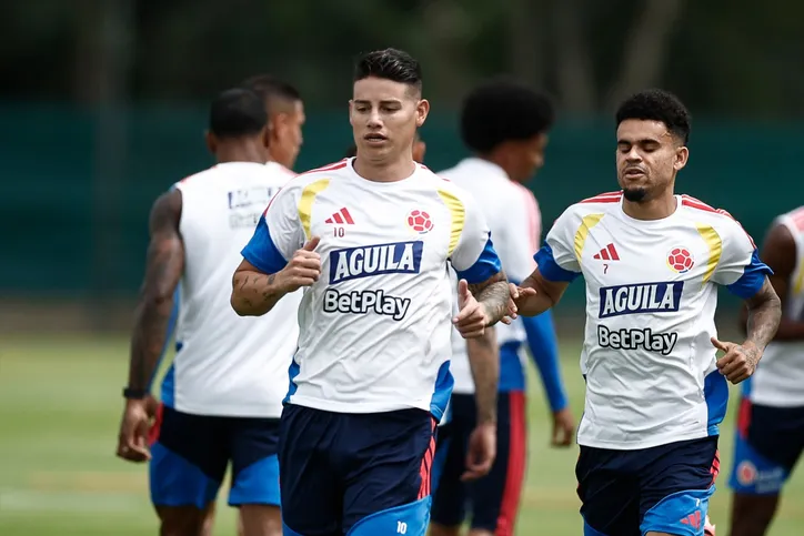 Colômbia de James Rodrigues e Luís Diaz