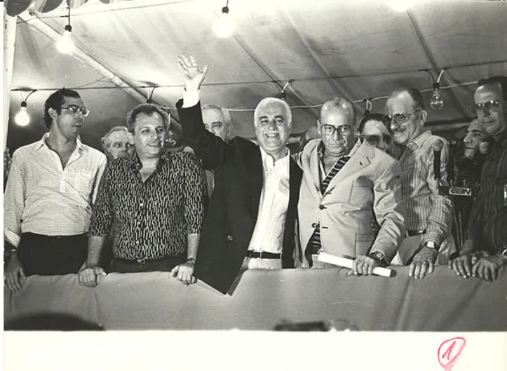 ACM durante segundo mandato como governador da Bahia, em 1982