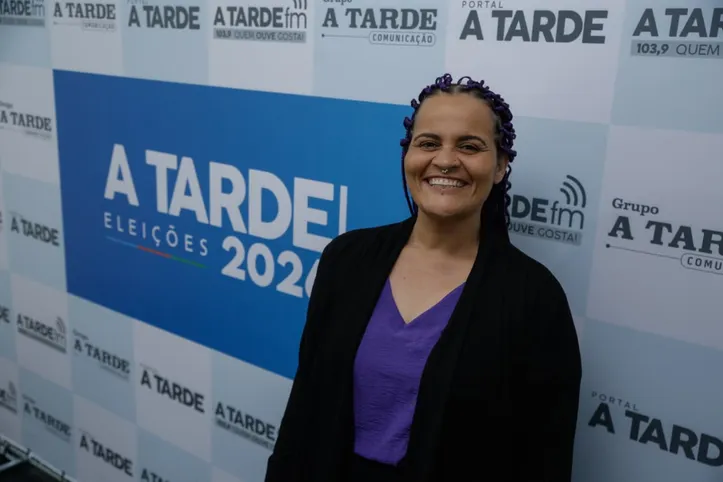 Delliana foi a terceira candidata entrevistada na sabatina do Grupo A TARDE.