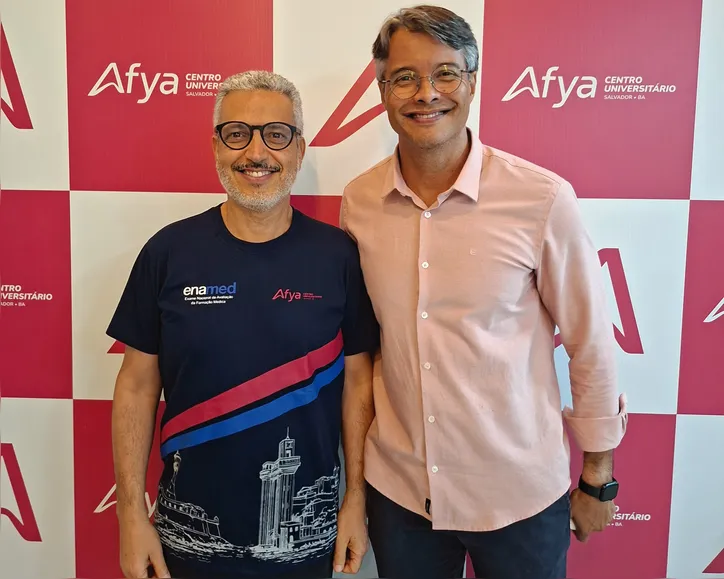Erico Ribeiro, VP de Graduação da Afya e Adriano Douglas, Reitor da Afya Salvador 3
