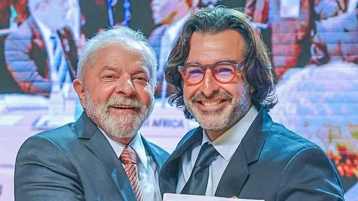 Lula e Ricardo Stuckert