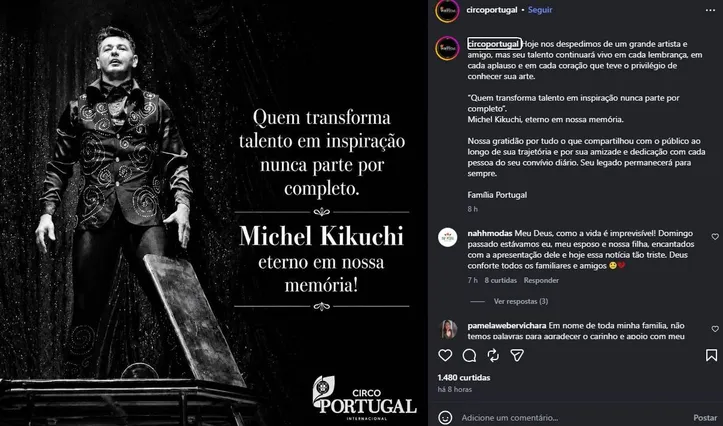 Michel era equilibrista e atuava como piloto do “globo da morte”