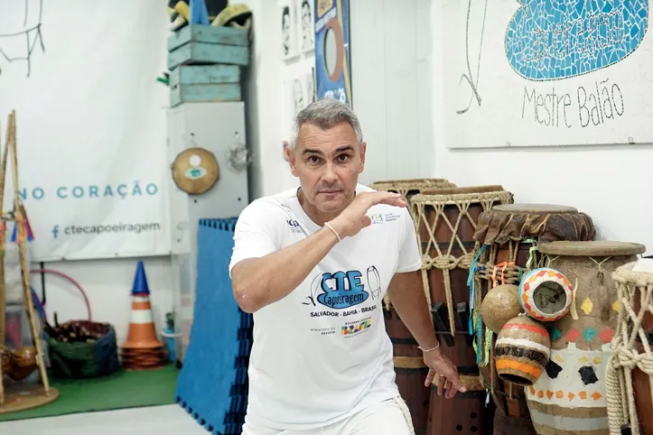 Mestre Balão, idealizador do CTE Capoeiragem