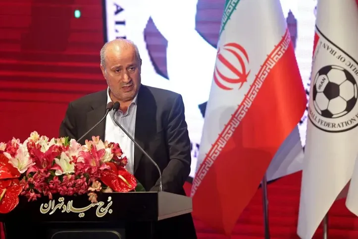 Mehdi Taj, presidente da Federação Iraniana de Futebol