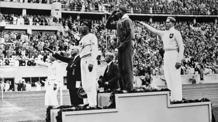 Pódio das Olimpíadas de 1936