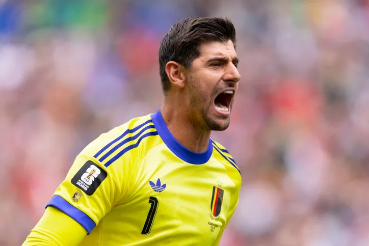 Courtois pela B&eacute;lgica na Copa do Mundo