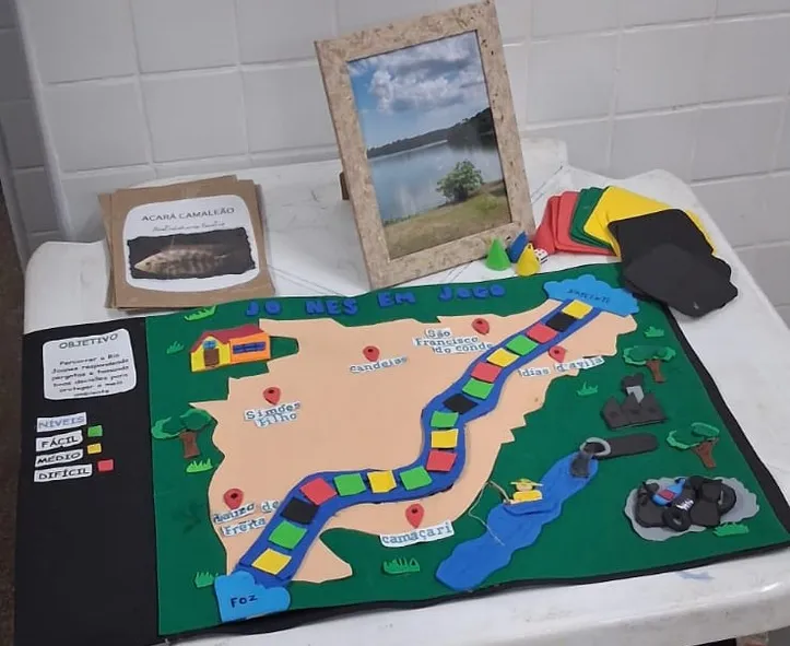 Projeto “Joanes em Jogo” utiliza um jogo de tabuleiro educativo para conscientizar estudantes e comunidade sobre a preservação do Rio Joanes