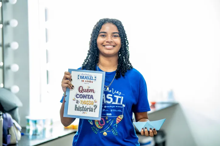 Sophia Nascimento é estudante do Centro Educacional Darcy Ribeiro
