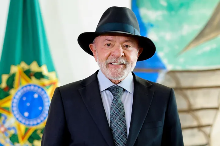 O presidente Luiz Inácio Lula da Silva