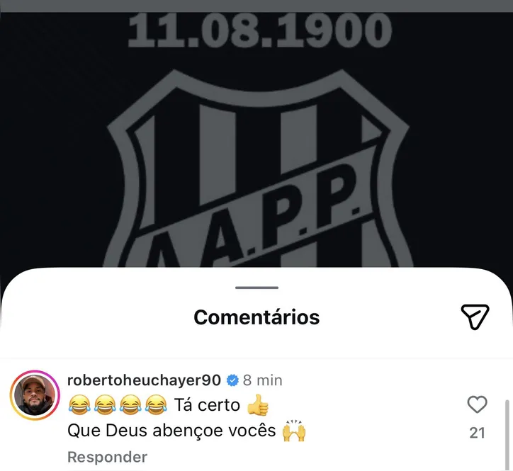 Comentário de Roberto