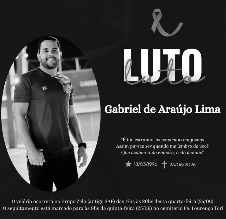 Gabriel de Araújo Lima, 30 anos