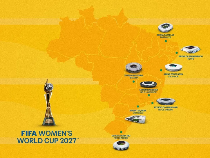 Sedes da Copa de 2027