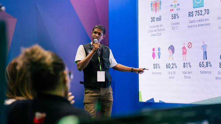 O idealizador do evento, Ricardo Silva