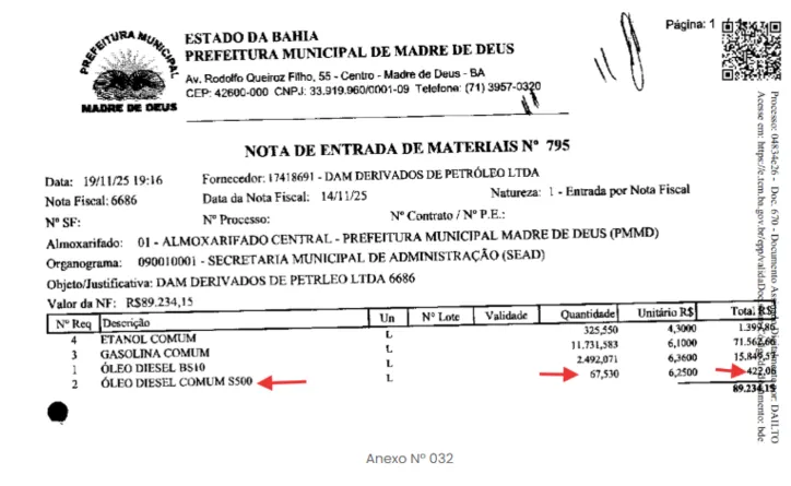 Imagem ilustrativa da imagem Guincho pago com verba pública passa 3 anos sem abastecimento em Madre de Deus