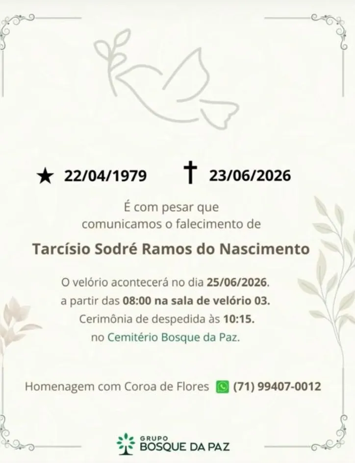 Imagem ilustrativa da imagem Homem atingido por espada junina é sepultado na Bahia