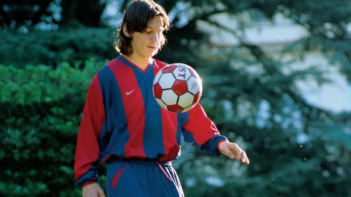 Messi jovem