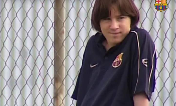 Messi pelo Barcelona em Lamasia