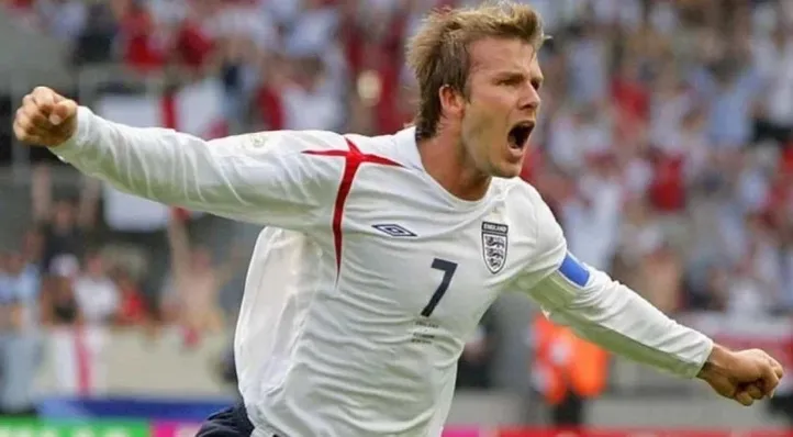 Beckham pela Inglaterra