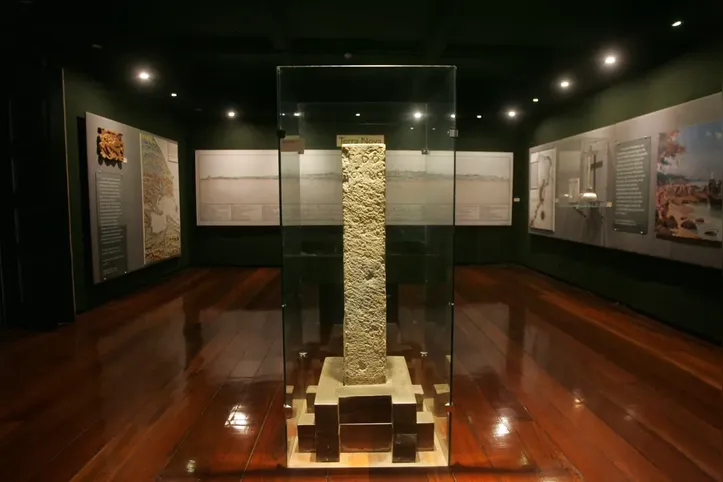 Pedra do marco da fundação de Salvador de 1549