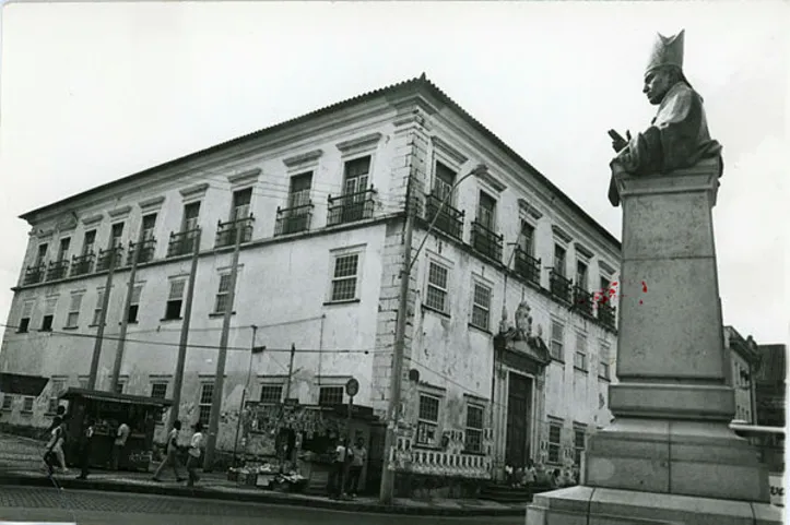 Fachada do Palácio da Sé em 1985