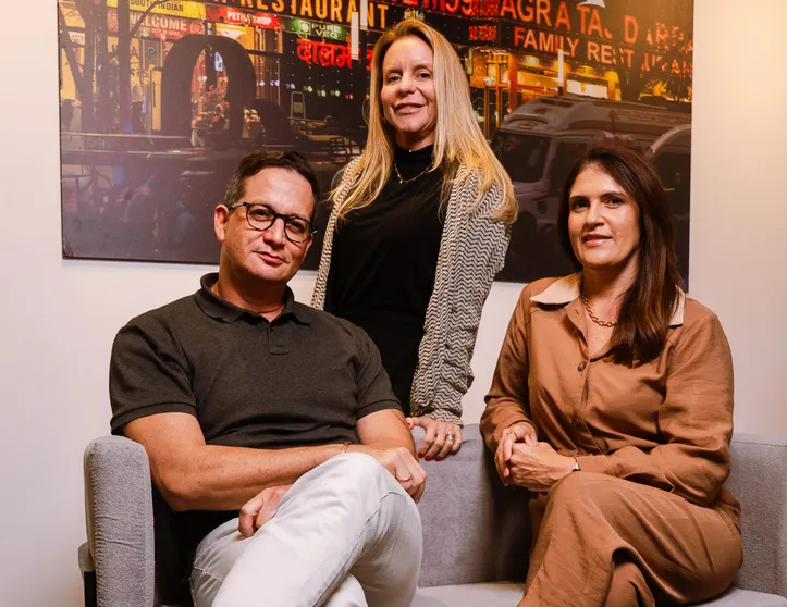 Márcio Viana, Laura Passos e Carla Brayner representam o Grupo Engenho