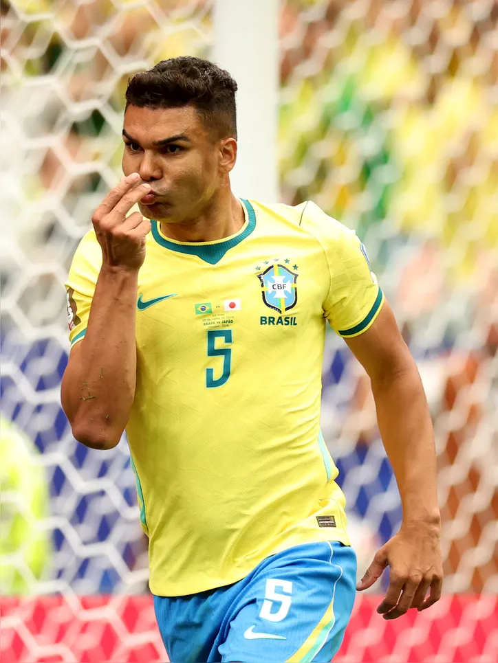 Casemiro foi responsável pelo primeiro gol do Brasil