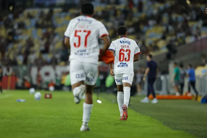Kauê Furquim e David Martins no empate contra o Fluminense