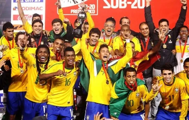 Time brasileiro campeão sul-americano sub-20 em 2011