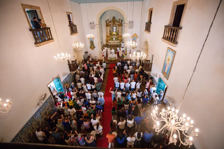 Missa em Ação de Graças, na Igreja Matriz de Santo Amaro de Ipitanga