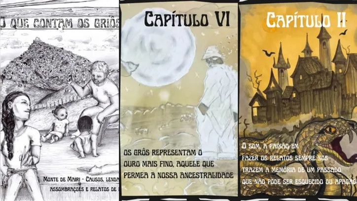 Artes que compõem o livro