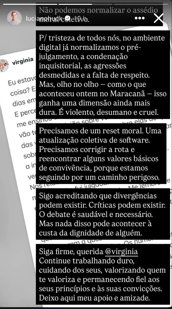 Publicação de Luciano Huck