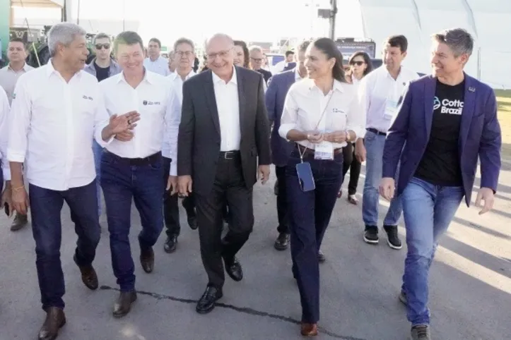 Geraldo Alckmin participa da abertura da Bahia Farm Show