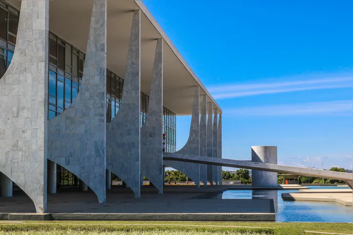 Fachada do Palácio do Planalto em Brasília