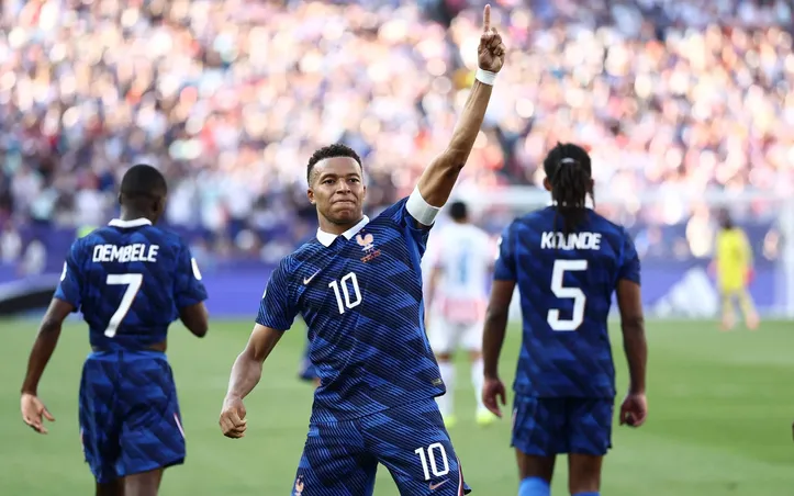 Mbappé na Copa pela França