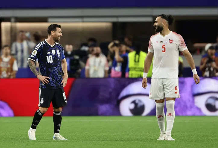 Messi contra Jordânia na Copa do Mundo