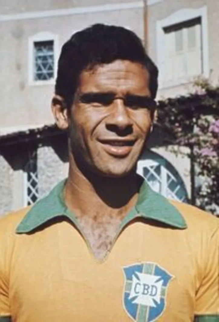 Brito com a camisa da Seleção Brasileira