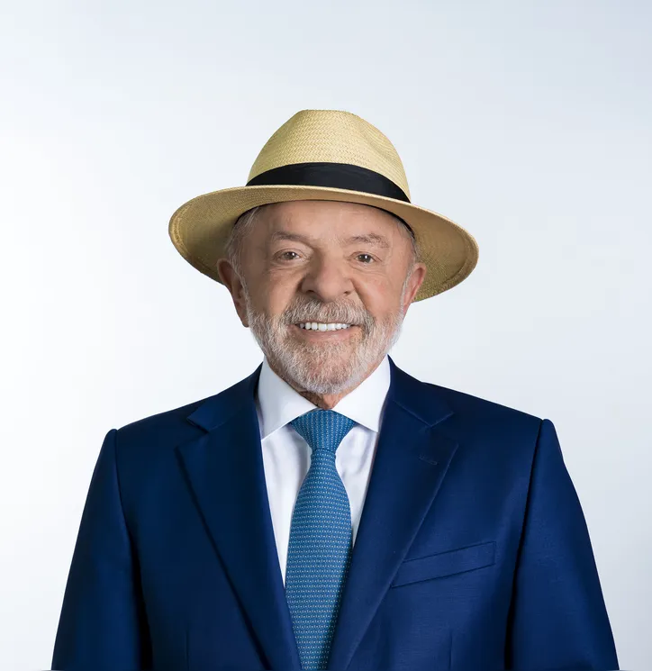 Presidente Lula em sua foto de campanha