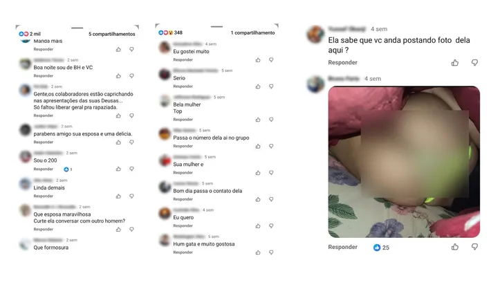Apesar de muitos homens demonstrarem satisfação, há quem questione a exposição das mulheres