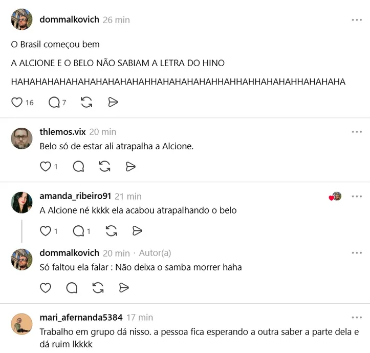 Imagem ilustrativa da imagem Não deixe o hino morrer: Belo e Alcione são detonados após apresentação no Maracanã